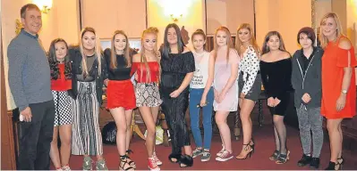  ??  ?? Monifieth Ladies U/15s pictured at their awards night.