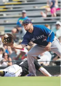  ?? NATHAN DENETTE/THE CANADIAN PRESS/FILES ?? Prospect Rowdy Tellez says he wants to show the Toronto Blue Jays “that I’m ready when they are.”