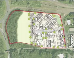  ?? The planned “affordable” developmen­t in Digmoor ??