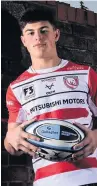  ??  ?? Louis Rees-zammit made the successful leap from the Academy to Gloucester’s first team