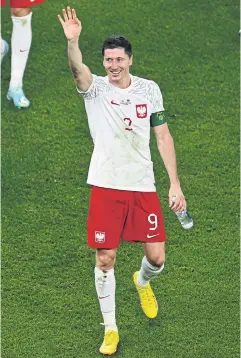  ?? AFP ?? Poland’s Robert Lewandowsk­i gestures after his team beat Saudi Arabia.