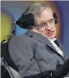  ?? PHOTO: REUTERS ?? Stephen Hawking.
