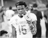  ?? CHRIS HAYS/ORLANDO SENTINEL ?? DeLand safety Avantae Williams revealed at the Under Armour All-American Game that he is currently leaning toward signing with the Florida Gators on Wednesday.