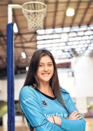  ?? PHOTO: GREGOR RICHARDSON ?? Quick transition . . . Kate Heffernan (18) relaxes for a moment at the Edgar Centre this week after playing for the Southern Steel in its preseason tournament. Five weeks ago she made her internatio­nal cricket debut for the White Ferns.