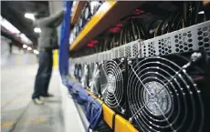  ?? CHRISTINNE MUSCHI/BLOOMBERG ?? Hydro-Quebec is facing “unpreceden­ted” demand from blockchain companies that exceeds the power company’s short- and medium-term capacity