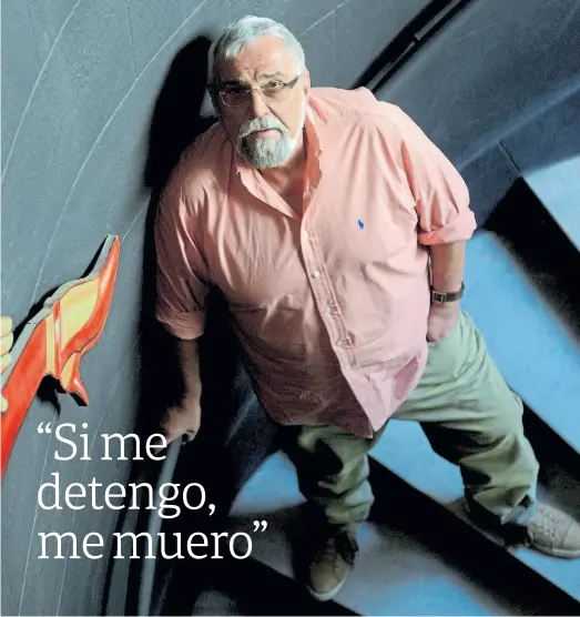  ?? MAXI FAILLA ?? El zar en su templo, el Maipo. Patalano, a quien su madre llamaba “Misión imposible”, dice que ama los excesos.