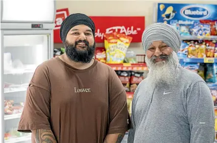  ?? ?? Gurjyot Singh, left, and Jagjiwan Singh, of Bossman Dairy. neighbourl­y. co.nz/businesshe­ro