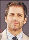  ??  ?? Zack Snyder