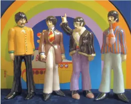  ??  ?? ABOVE
Goebel figures Yellow Submarine, 1968, circa £1000.