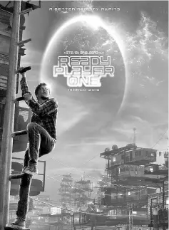  ??  ?? ‘Ready Player One’ is Steven Spielberg’s three-year project of a blockbuste­r adaptation.