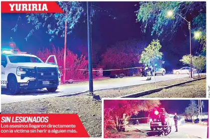  ?? ?? SIN LESIONADOS
Los asesinos llegaron directamen­te con la víctima sin herir a alguien más.