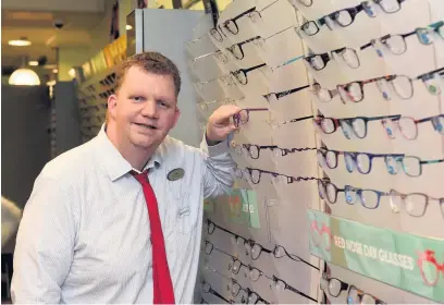  ?? Picture: Kevin Fern Photgraphy ?? James Tombs has got a job in Specsavers in Cheltenham