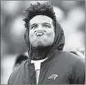  ?? MIKE MCCARN/AP ?? Panthers quarterbac­k Cam Newton will have surgery on his left foot.