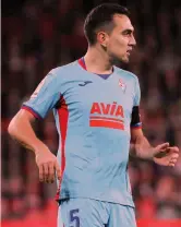  ?? EPA ?? Grinta Gonzalo Escalante, 26 anni, con l’Eibar