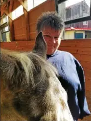  ?? SUBMITTED PHOTO ?? Joy, a Chester County Prison inmate, said the equine therapy program means a lot to her.