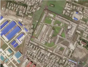  ??  ?? A NORTH KOREAN missile production facility in Hamhung is seen from a satellite image last month.