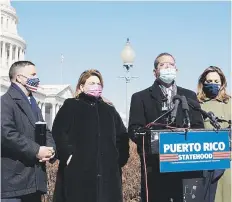  ?? archivo ?? El gobernador Pedro Pierluisi, quien regresó ayer a San Juan, afirmó que trató el tema del status con los asesores de la speaker Nancy Pelosi.