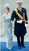 ?? (Ap Photo) ?? Da Madrid Il principe Felipe e la principess­a Letizia