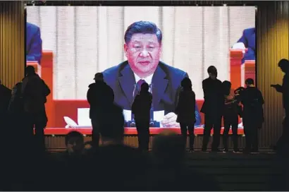  ?? Wang Zhao AFP/Getty Images ?? CHINESE PRESIDENT Xi Jinping has sought economic global domination while the West hoped for collaborat­ion.