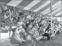  ??  ?? TOP LEFT: Familes from all over Bowie County came to see the circus last Saturday in DeKalb. Children were heard squealing, clapping and laughing throughout the entire performanc­e.