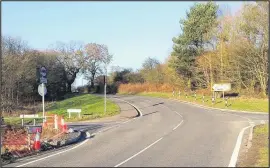  ??  ?? ■ The junction of Iveshead Road, Abbey Road and Charley Road in Shepshed.