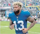  ?? ASSOCIATED PRESS FILE PHOTO ?? The New York Giants have opened their first organized team activities under new coach Pat Shurmur with star receiver Odell Beckham Jr. in the building.