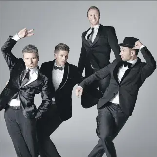  ??  ?? From simple beginnings, The Tenors have gone on to TV specials and playing 500 concerts on five continents.