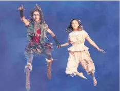  ??  ?? Flying high: Peter Pan is at Belfast’s Lyric Theatre