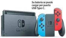  ??  ?? Su batería se puede cargar por puerto USB Type-C.