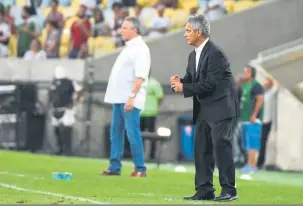  ?? André Fabiano/Código19/Estadão Conteúdo ?? No primeiro jogo, semana passada, o Fla, de Rueda, levou a melhor sobre o Flu, de Abelão, e joga pelo empate