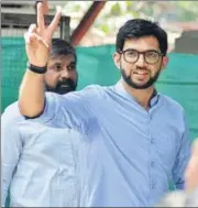  ?? RAFUL GANGURDE/ HT ?? Aaditya Thackeray attacked the BJP for issues such as communal polarisati­on, demonetisa­tion, and GST.