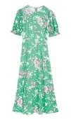  ?? ?? Ghost floral midi dress, RRP £69, to rent from £14 at Hirestreet.