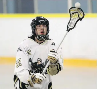  ?? JASON KRYK ?? Former Windsor Clippers captain Andrew Garant, who became the team’s all-time leading scorer this season, was selected in the sixth round in the latest NLL Draft by the Vancouver Stealth.