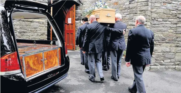 ??  ?? > Birmingham City Council has spent nearly £700,000 on ‘paupers’ funerals’, more than other authority in the country, according to new figures