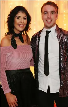  ??  ?? Janine Renaghan and Conor Grogan at Strictly Come Dancing in St Patricks Complex on Saturday night.