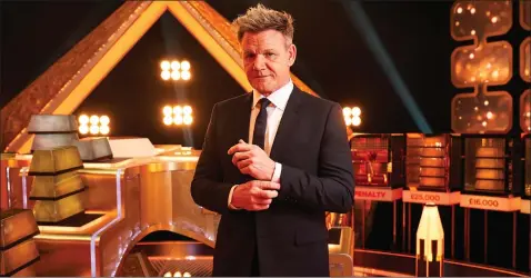  ??  ?? In Gordon Ramsay’s Bank Balance it was the contestant­s’ turn to become exasperate­d and shout a lot