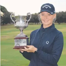  ?? Picture: GOLF QUEENSLAND ?? State girls champion Issy Taylor.