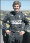  ??  ?? Lucas Ordoñez at the Zwartkops circuit, after joining Nissan SA to announce the latest GT Academy programme.