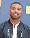  ?? [PHOTO BY JORDAN STRAUSS, INVISION/AP] ?? Michael B. Jordan arrives Saturday at the MTV Movie and TV Awards in Santa Monica, California. Jordan returns as Adonis Creed, son of Apollo Creed in the film, “Creed II,” in theaters on Nov. 21.