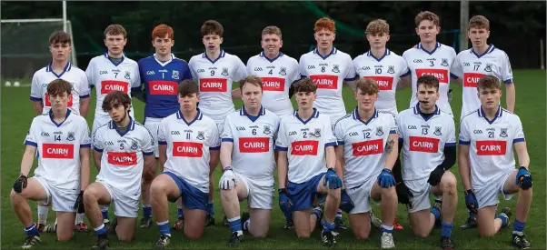  ??  ?? Éire Óg Greystones, who defeated Namoh Eoin to set up a ‘b’ championsh­ip final date with Rathnew this weekend.