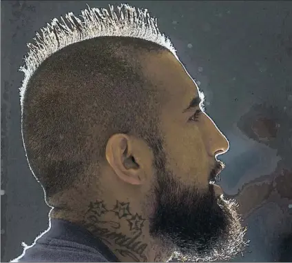  ?? FOTO: PERE PUNTÍ ?? Arturo Vidal tiene el perfil ideal para conquistar el Camp Nou: notable técnica, gusto por el toque y al mismo tiempo entrega total