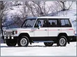  ??  ?? Commercial­isé en 1982, en 3 portes et cabriolet, la version 5 portes du Pajero apparaît l’année suivante.