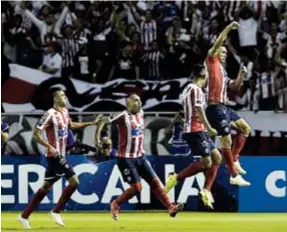  ?? AFP ?? Junior, además, jugará la final del torneo colombiano de fútbol.