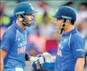  ?? PTI ?? MS Dhoni and Hardik Pandya came together at a time when India were reeling at 875.