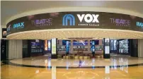  ?? Supplied photo ?? The VOX Cinemas Riyadh Park will include four screens located within the largest Magic Planet Family Entertainm­ent Centre in the region. —