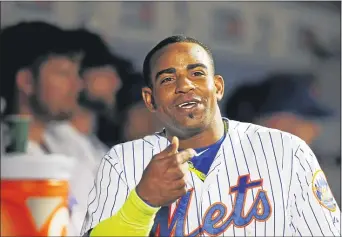  ?? KATHY WILLENS — THE ASSOCIATED PRESS FILE ?? Yoenis Cespedes informed the Mets he was opting out of the season, but only after he failed to show up for the team’s game in Atlanta on Sunday.