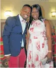  ?? Picture: LONDEKA DLAMINI ?? MR AND MRS: Mafa and wife Kuhle Bavuma at the book launch of ‘Born For This’ at the Opera House