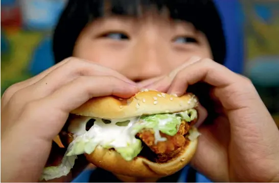  ?? REUTERS ?? Experts estimate that by 2025, 49 million more children will be obese or overweight than in 2010 – and the finger is being pointed at fast food and sugary drinks as the main culprits.