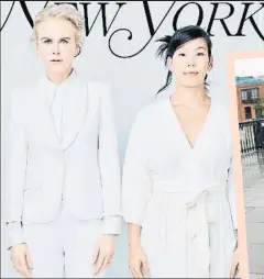  ?? NICOLEKIDM­AN ?? Nicole Kidman comparteix portada amb l’activista Ai-jen Poo