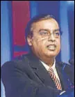  ??  ?? RIL chairman Mukesh Ambani, 63, aims to complete the process by the end of next year.